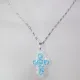 Small Cross - Kara-Silver Chain - 2